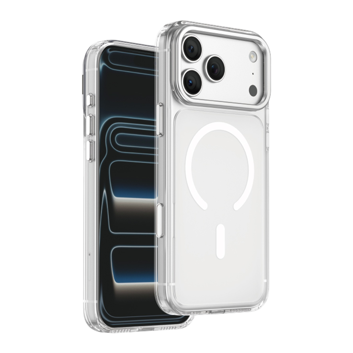 Keephone Apple iPhone 18 Pro Max Magicam Standlı Magsafe Kapak - Şeffaf