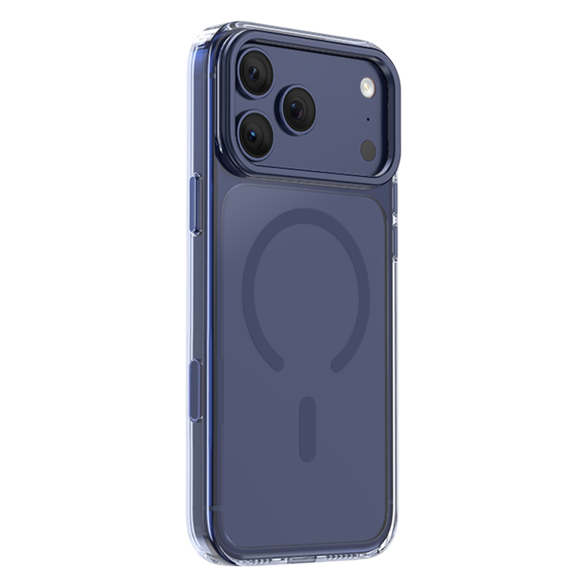 Keephone Apple iPhone 18 Pro Max Magicam Standlı Magsafe Kapak - Lacivert