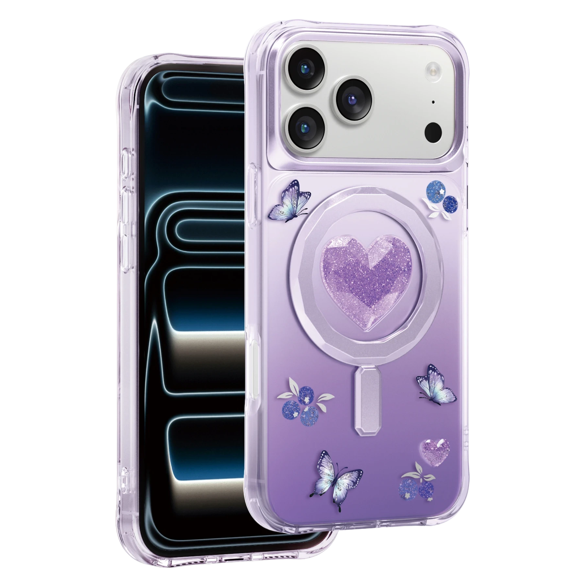 Keephone Apple iPhone 18 Pro Max Peachy Magsafe Kapak - Mor