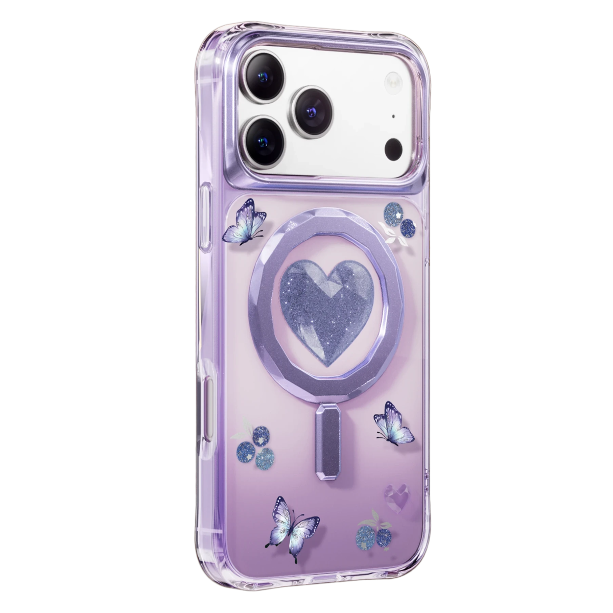 Keephone Apple iPhone 18 Pro Max Peachy Magsafe Kapak - Mor