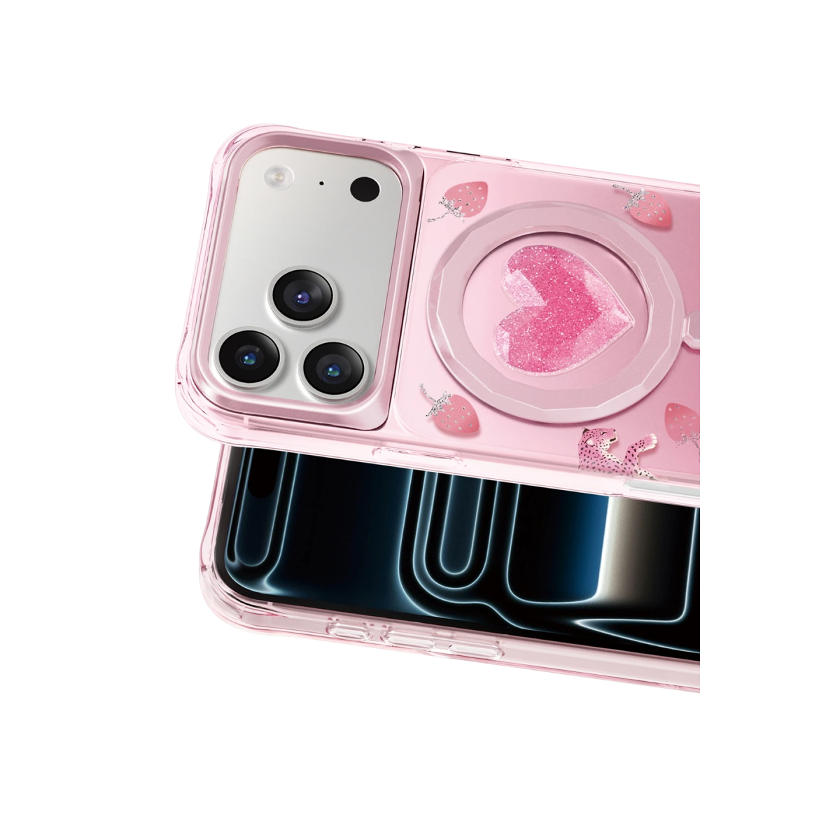 Keephone Apple iPhone 18 Pro Peachy Magsafe Kapak - Pembe