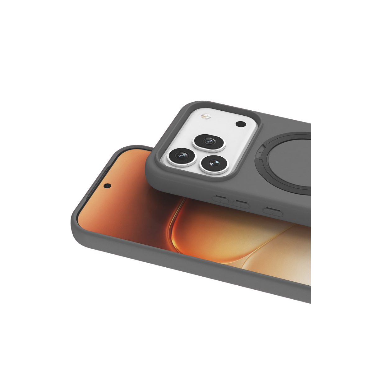 Huawei Honor 600 Pro Regal Magsafe Standlı Kapak - Titan Gri