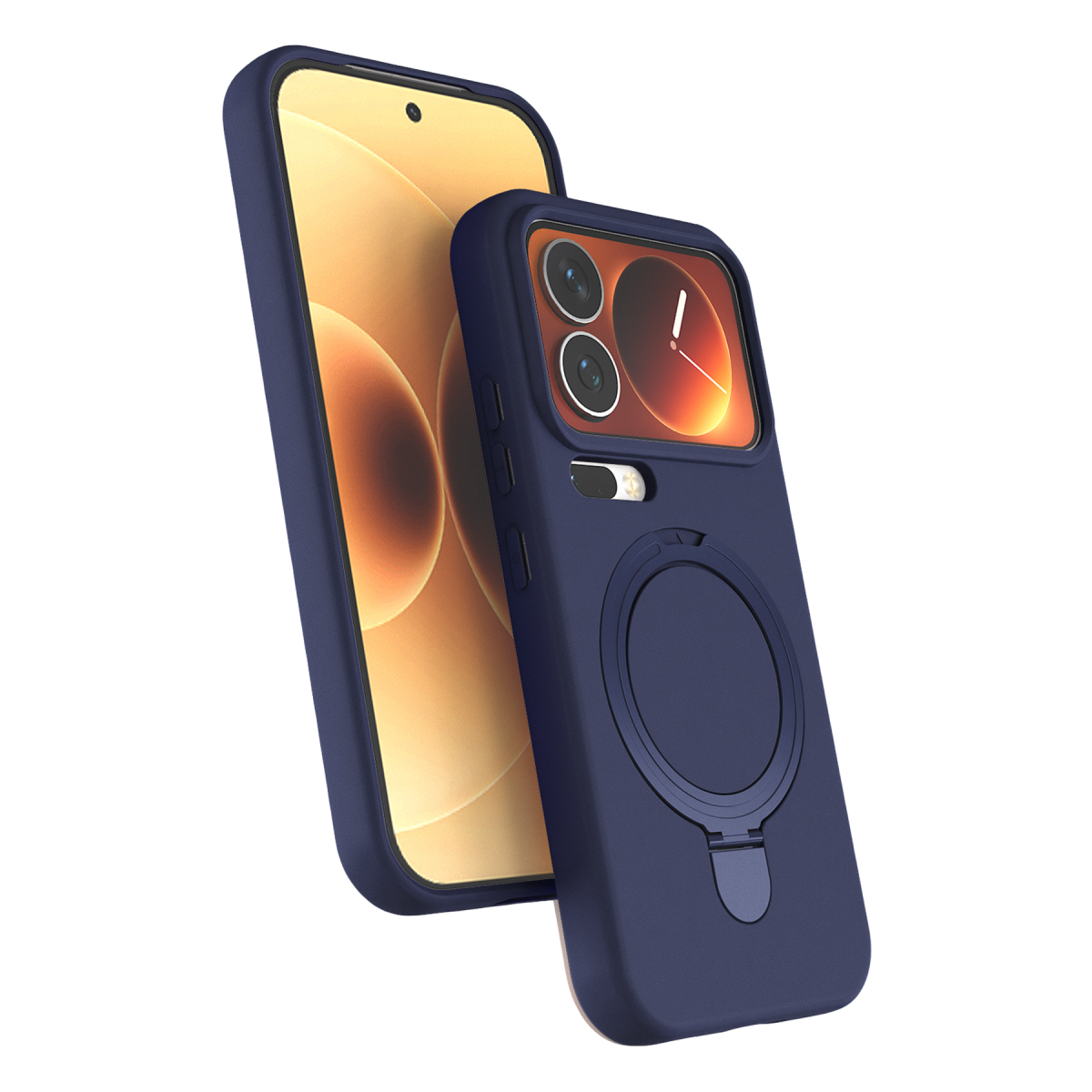 Newface Xiaomi Mi 17 Pro Max Regal Magsafe Standlı Kapak - Lacivert