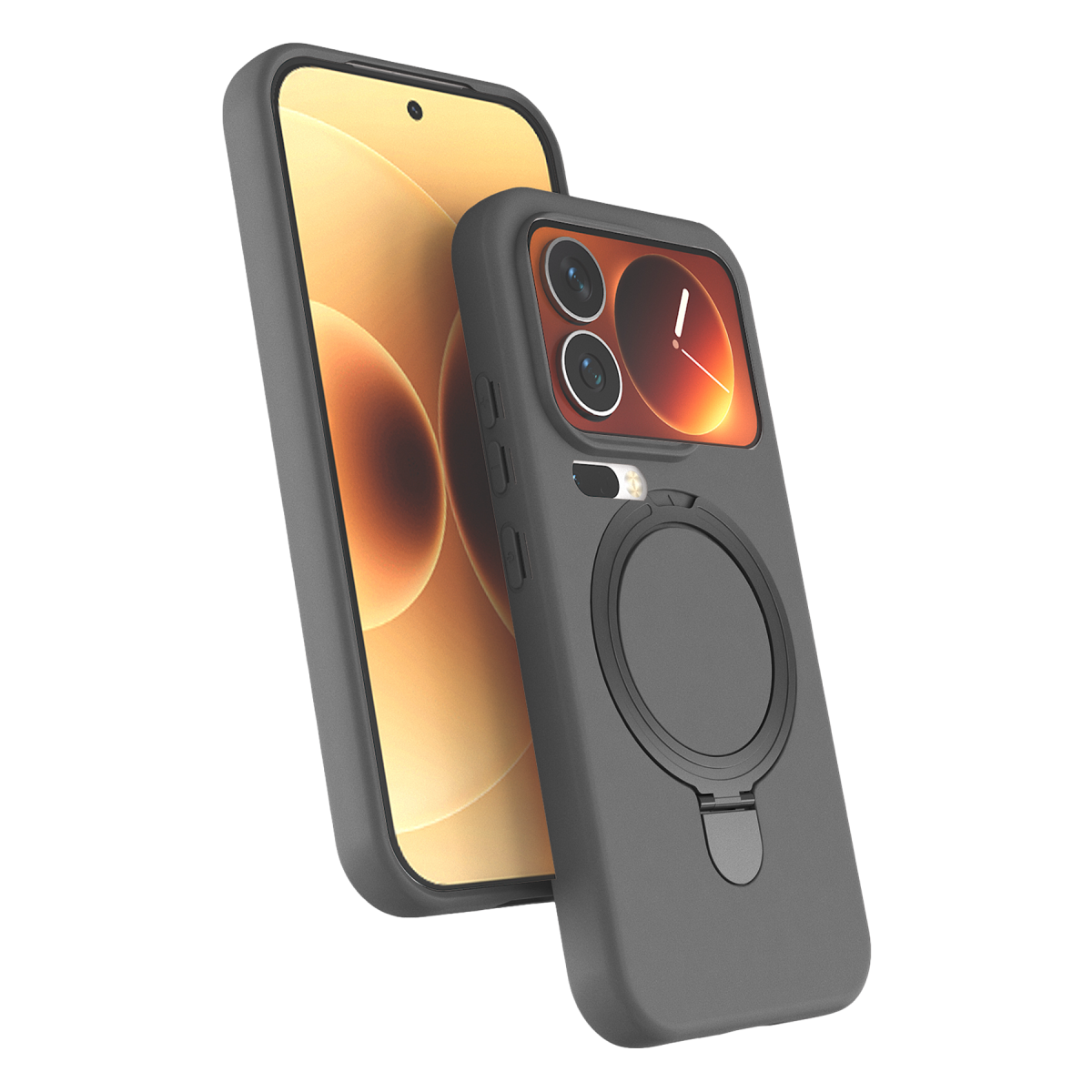 Newface Xiaomi Mi 17 Pro Max Regal Magsafe Standlı Kapak - Titan Gri