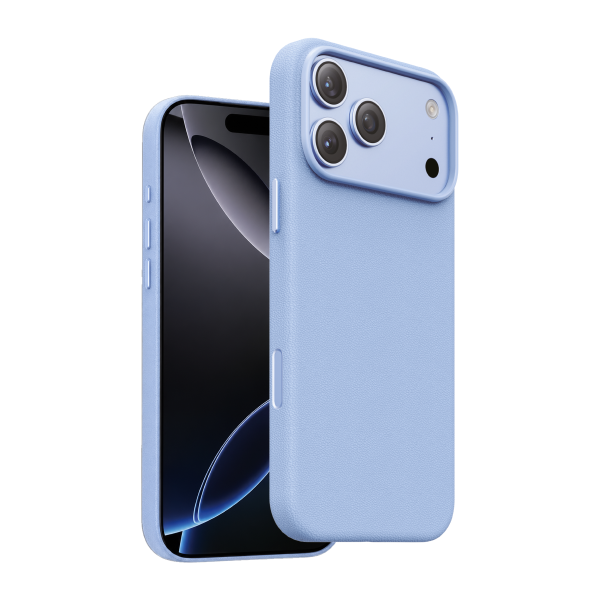 Keephone Apple iPhone 18 Pro Max Peekaboo Magsafe Kapak - Açık Mavi