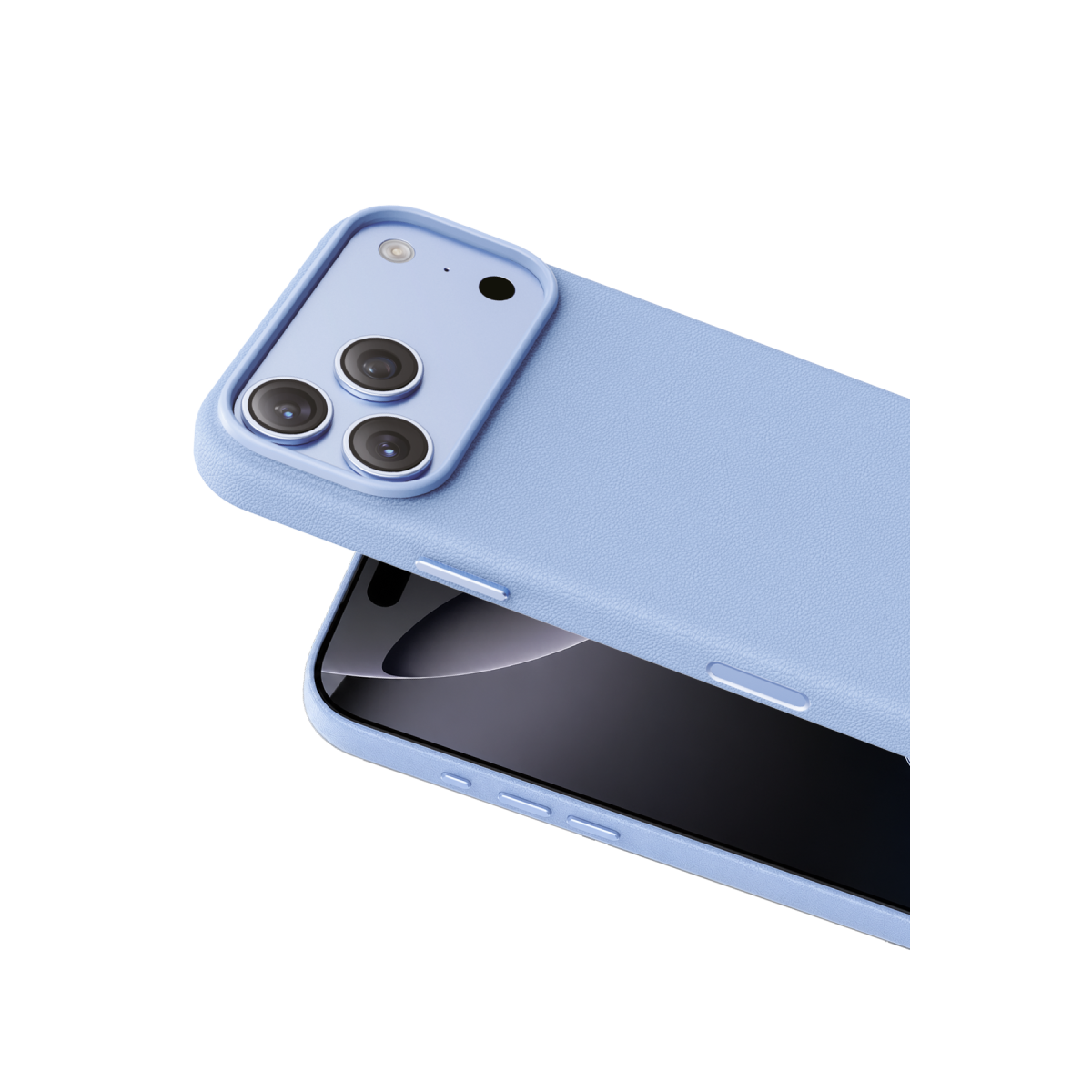 Keephone Apple iPhone 18 Pro Max Peekaboo Magsafe Kapak - Açık Mavi