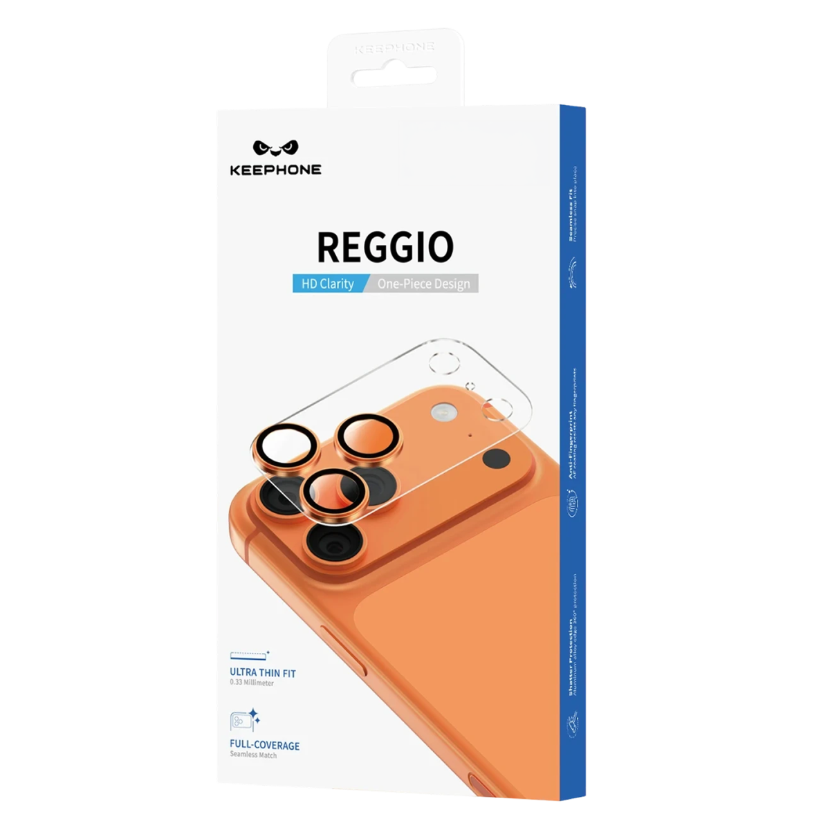 Keephone Apple iPhone 18 Pro Max Reggio Kamera Lens - Gümüş