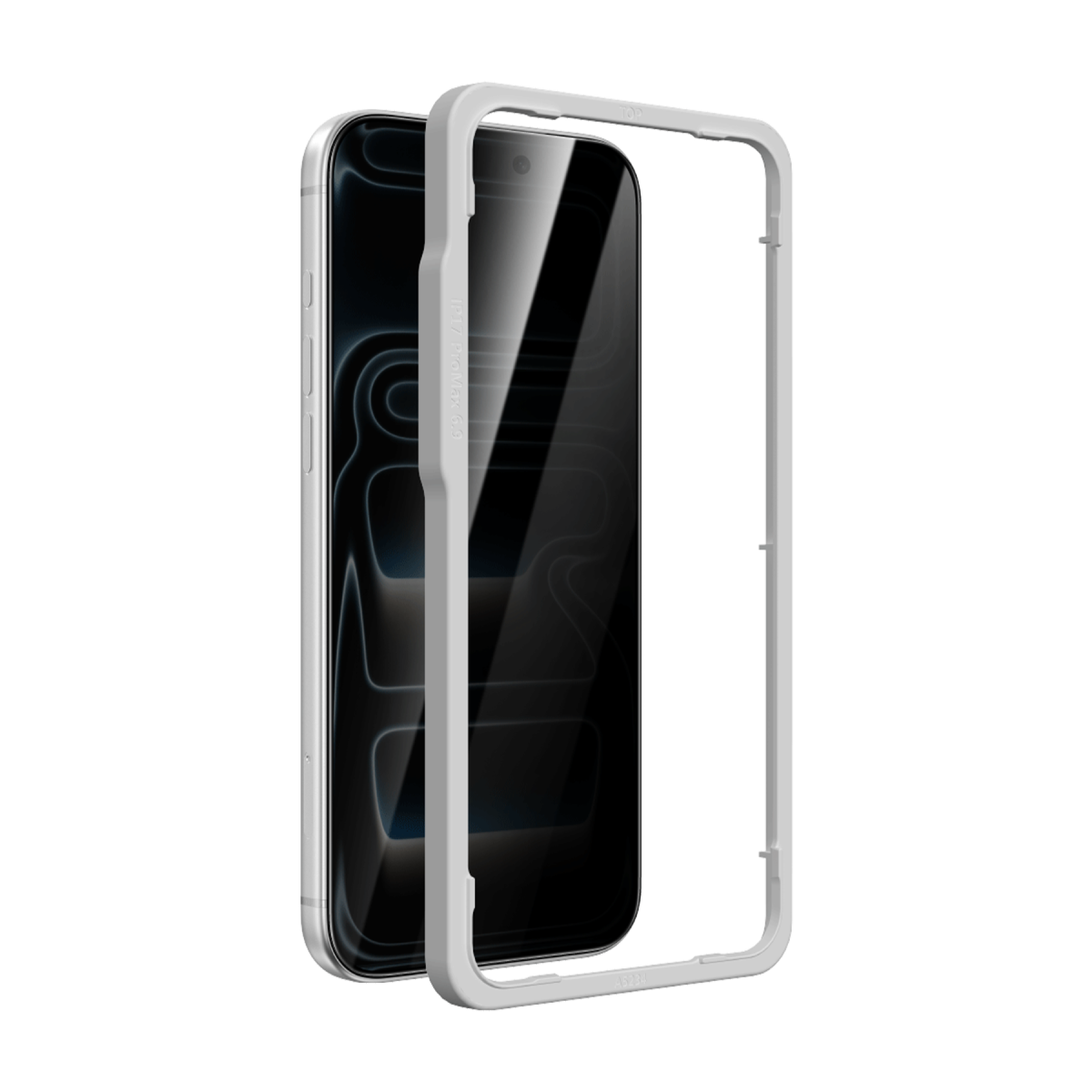 Keephone Apple iPhone 18 Pro Max Innova Hayalet Cam Ekran Koruyucu - Siyah