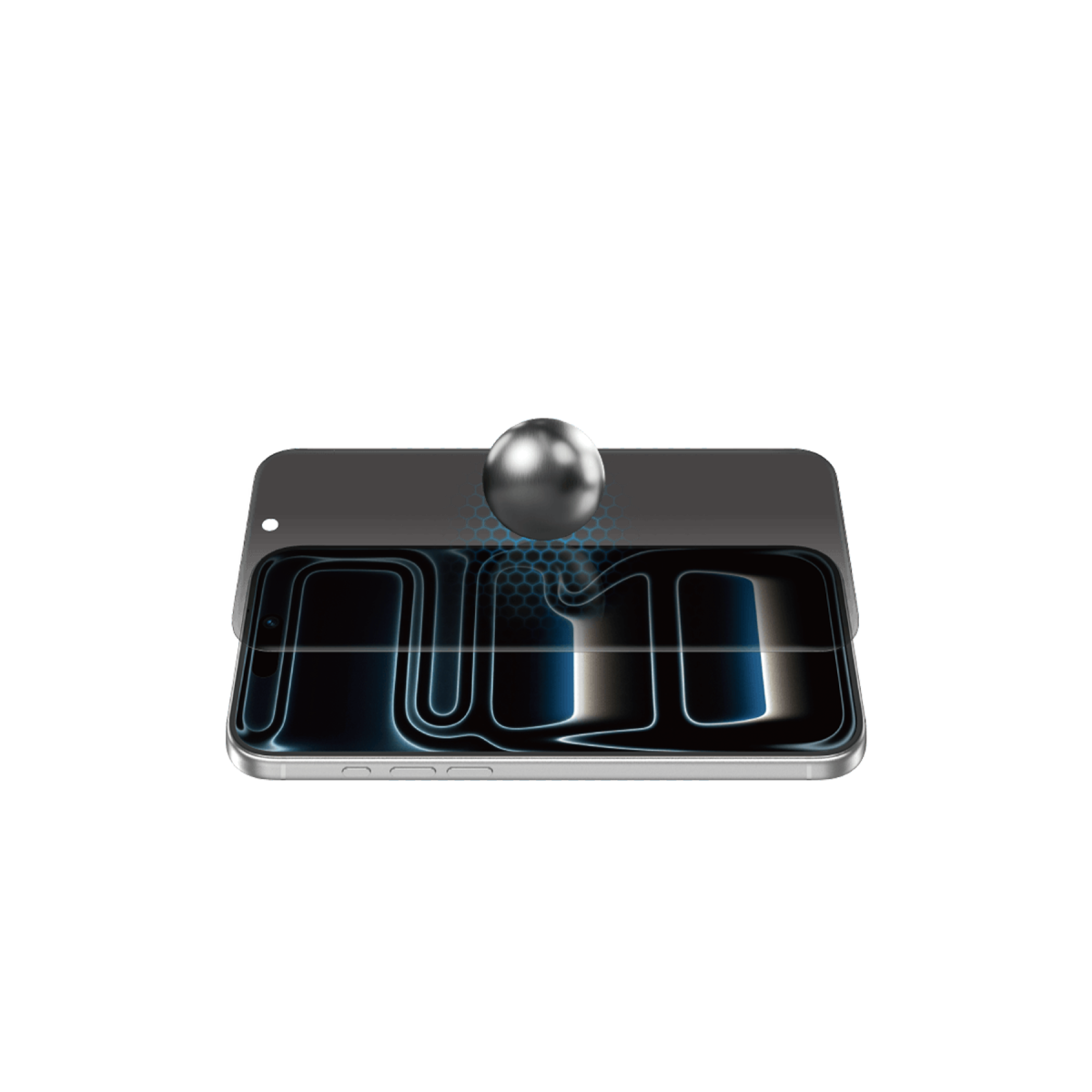 Keephone Apple iPhone 18 Pro Max Innova Hayalet Cam Ekran Koruyucu - Siyah