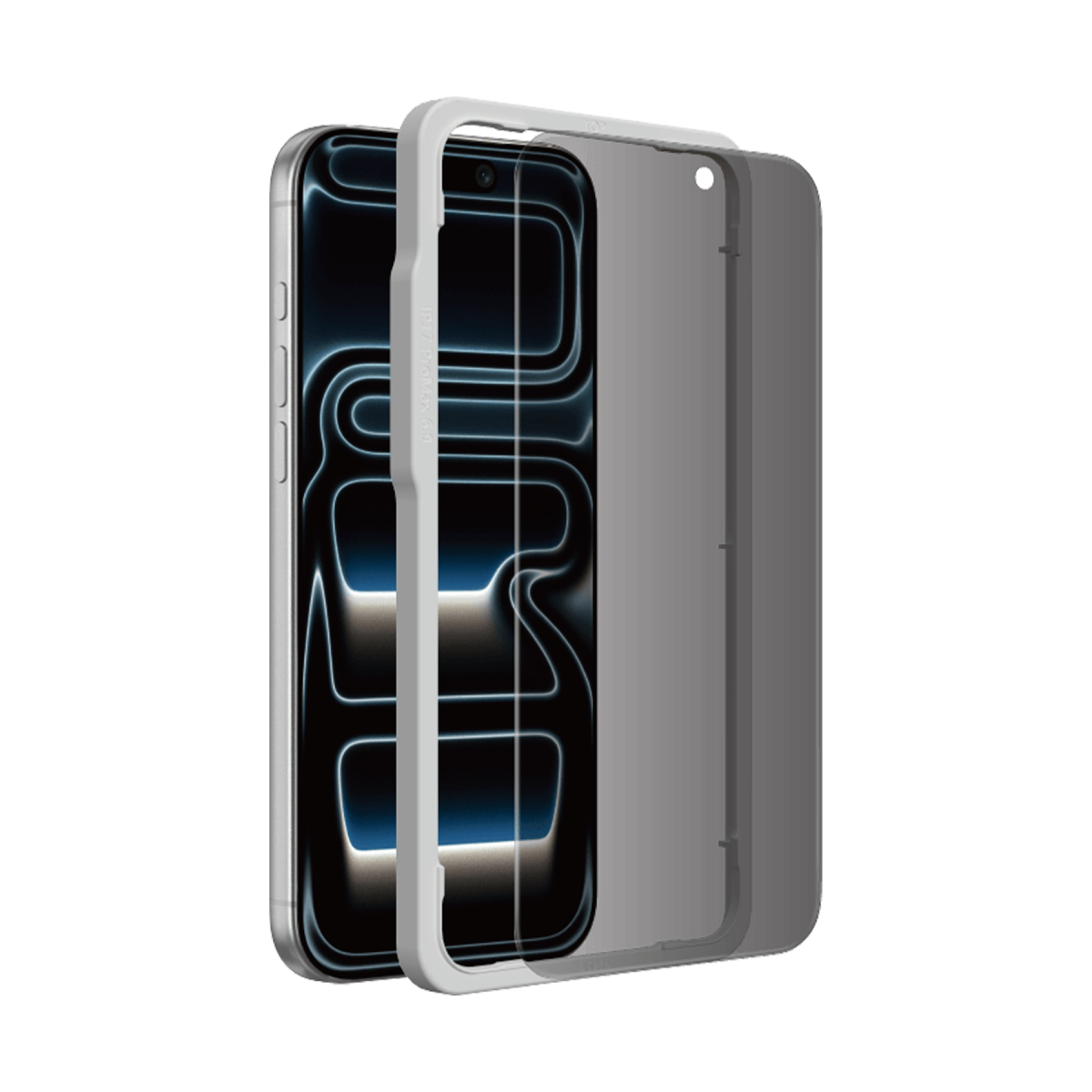 Keephone Apple iPhone 18 Pro Max Innova Hayalet Cam Ekran Koruyucu - Siyah