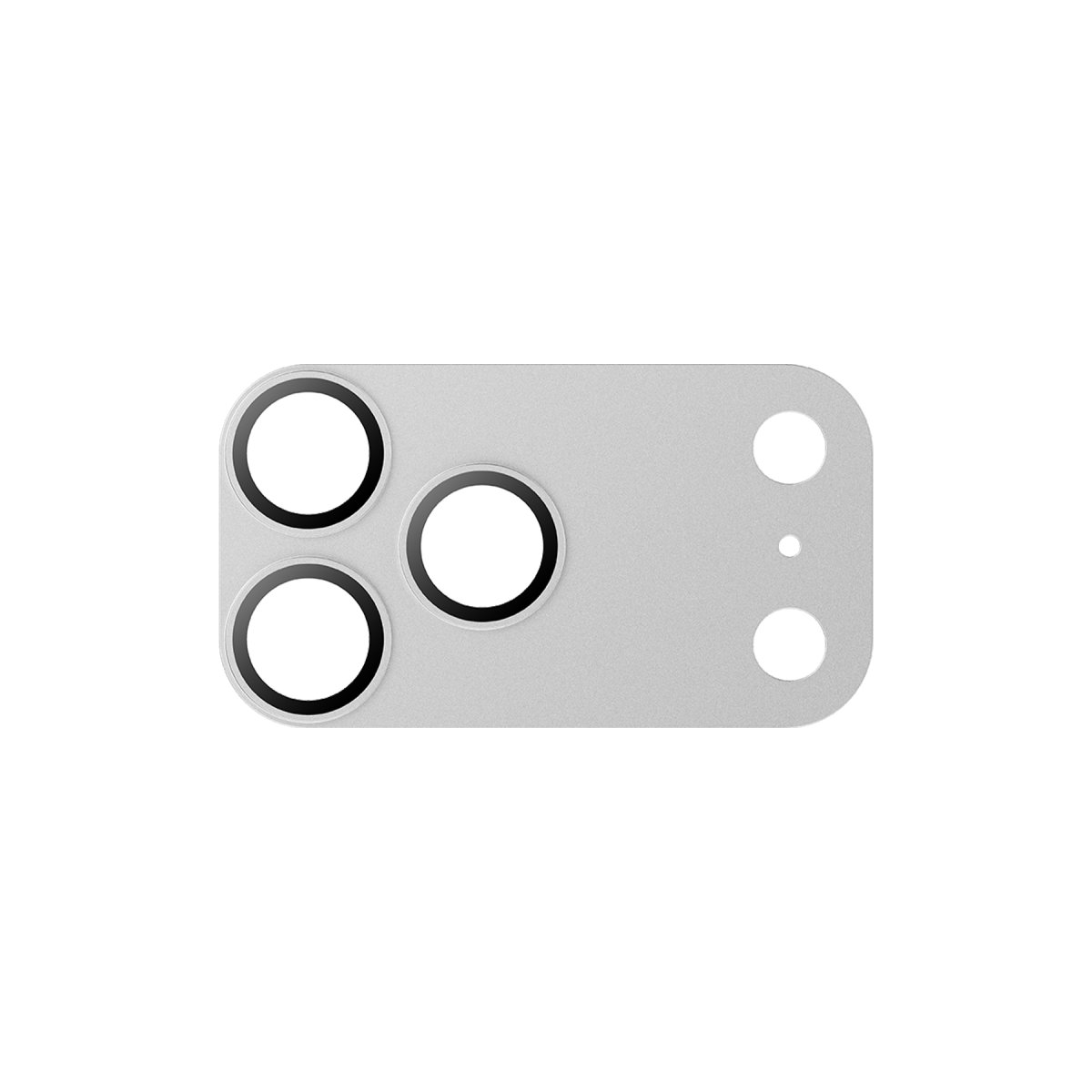 Keephone Apple iPhone 18 Pro Max Wellens Kamera Lens Koruyucu - Gümüş