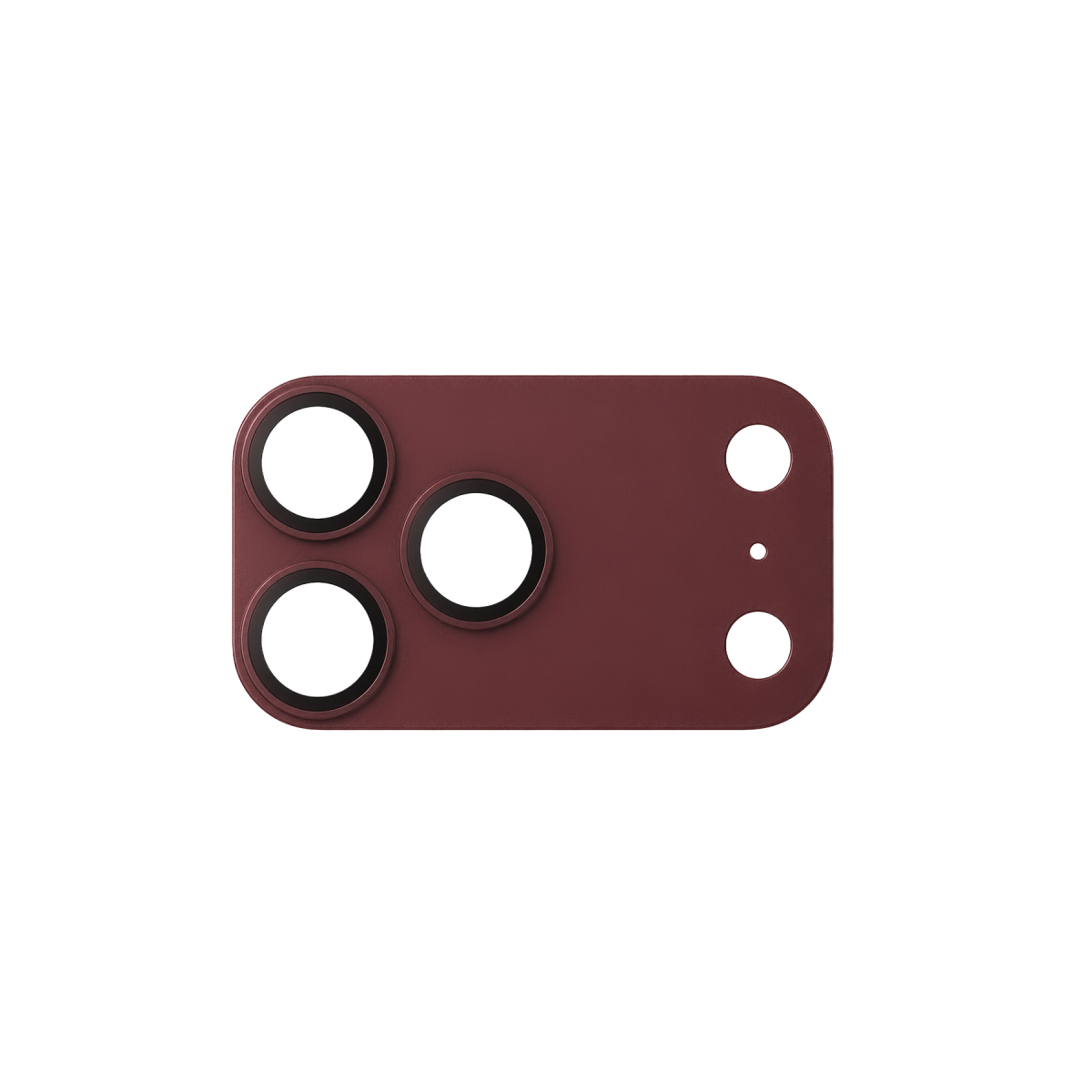 Keephone Apple iPhone 18 Pro Wellens Kamera Lens Koruyucu - Bordo