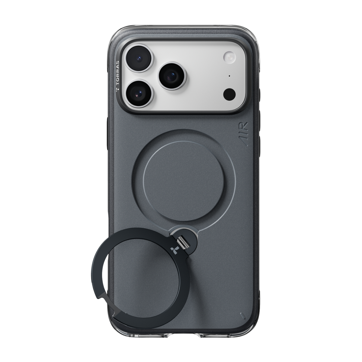 Torras Apple iPhone 18 Pro Max Q3 Air Essential Standlı Magsafe Kapak - Siyah