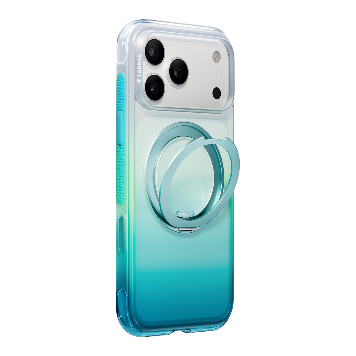 Torras Apple iPhone 18 Pro Max/17 Pro Max O3 Air Gradient Standlı Magsafe Kapak - Alaska Aurora