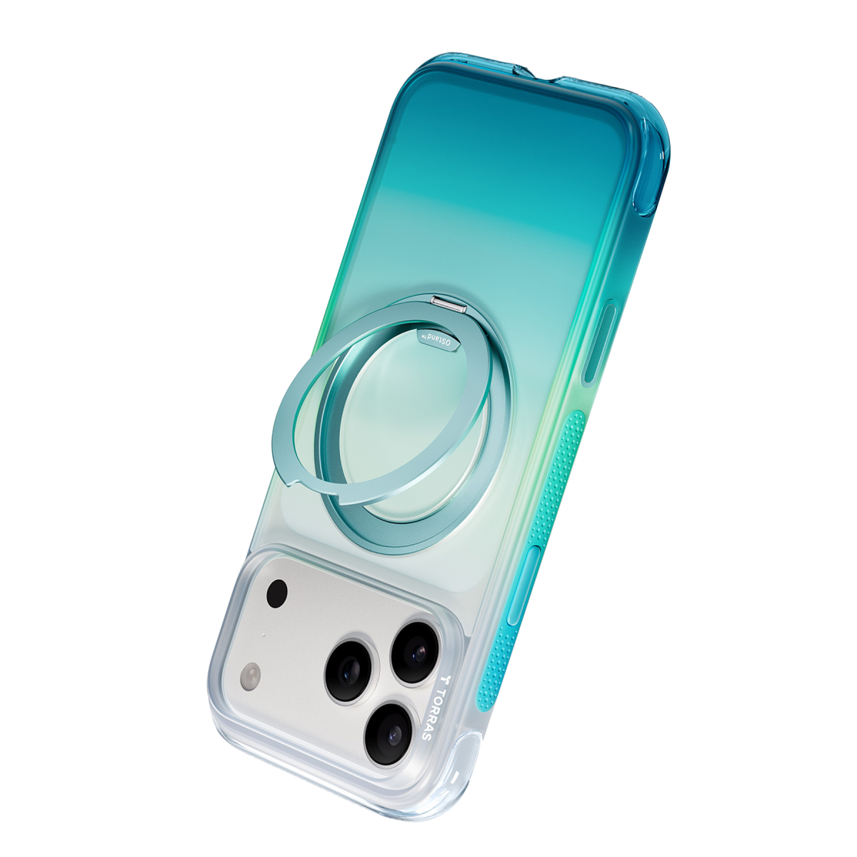 Torras Apple iPhone 18 Pro O3 Air Gradient Standlı Magsafe Kapak - Alaska Aurora