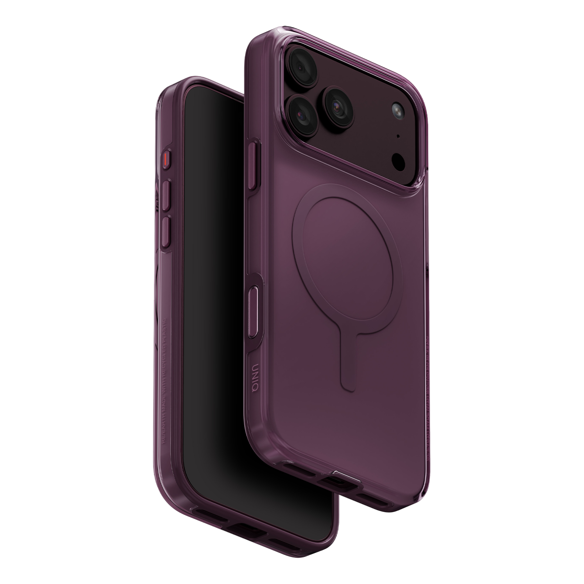 Uniq Apple iPhone 18 Pro Max Clario Magsafe Kapak - Bordo