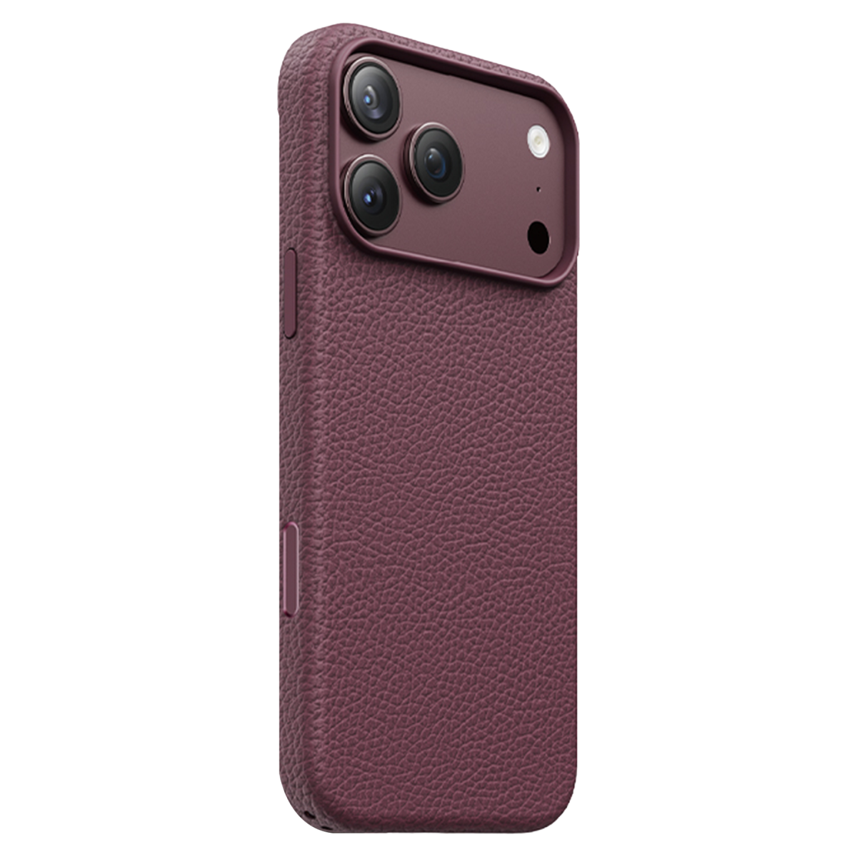 Keephone Apple iPhone 18 Pro Lycucci Deri Manyetik Kapak - Bordo