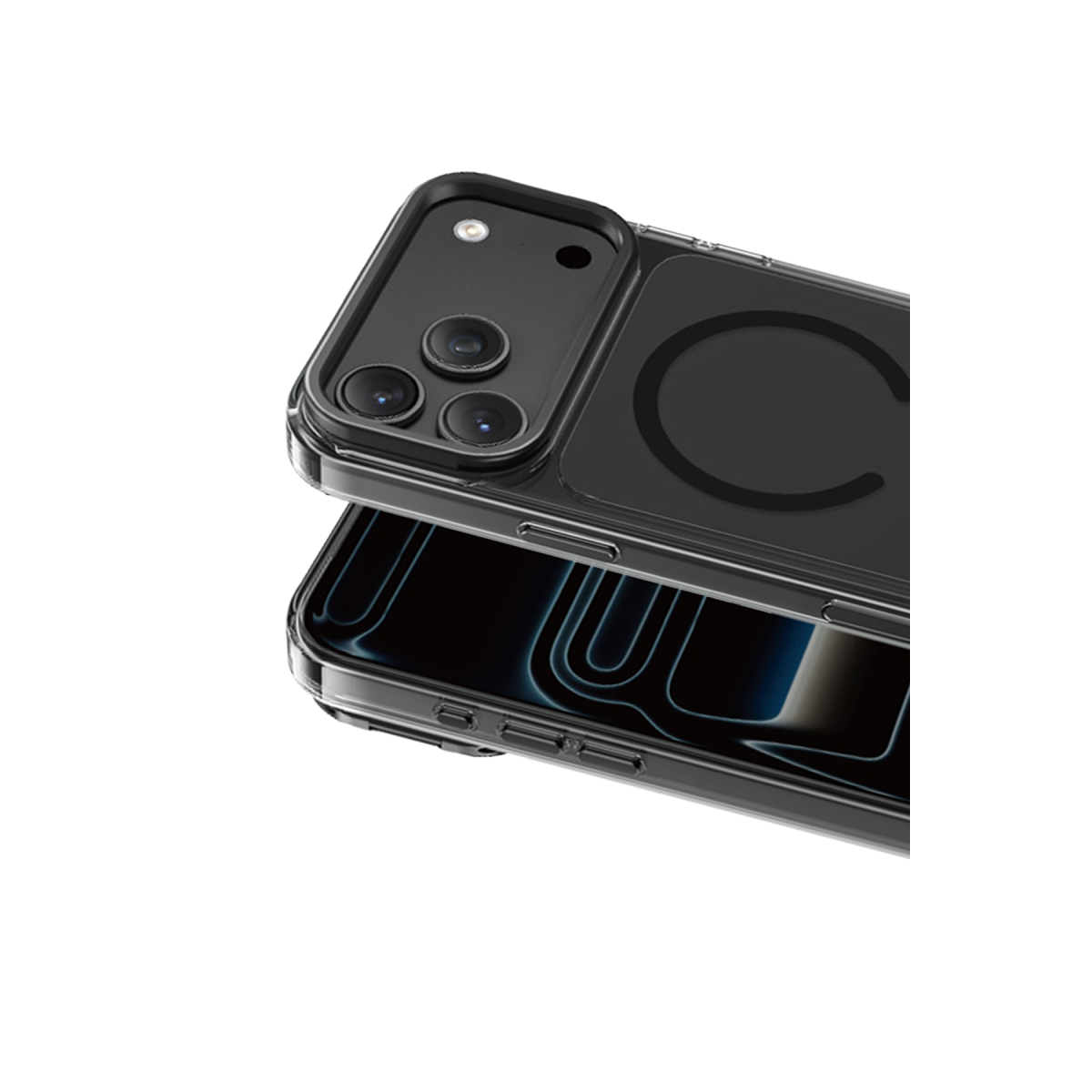 Keephone Apple iPhone 18 Pro Magicam Standlı Magsafe Kapak - Siyah