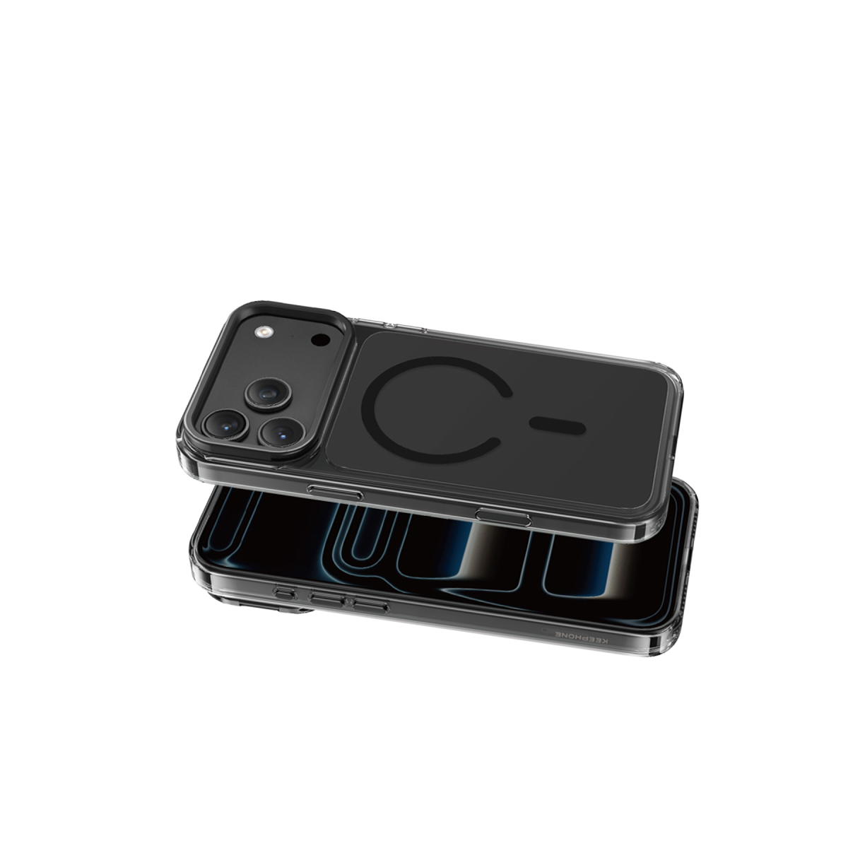 Keephone Apple iPhone 18 Pro Magicam Standlı Magsafe Kapak - Siyah