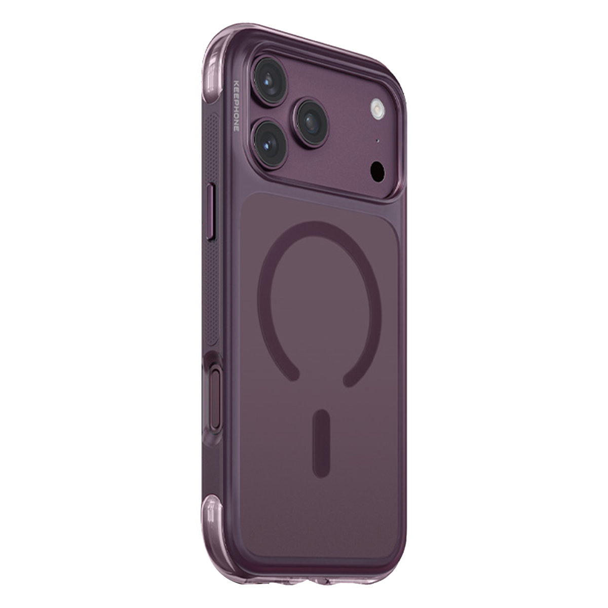 Keephone Apple iPhone 18 Pro Max Monica Airbag Magsafe Kapak - Bordo