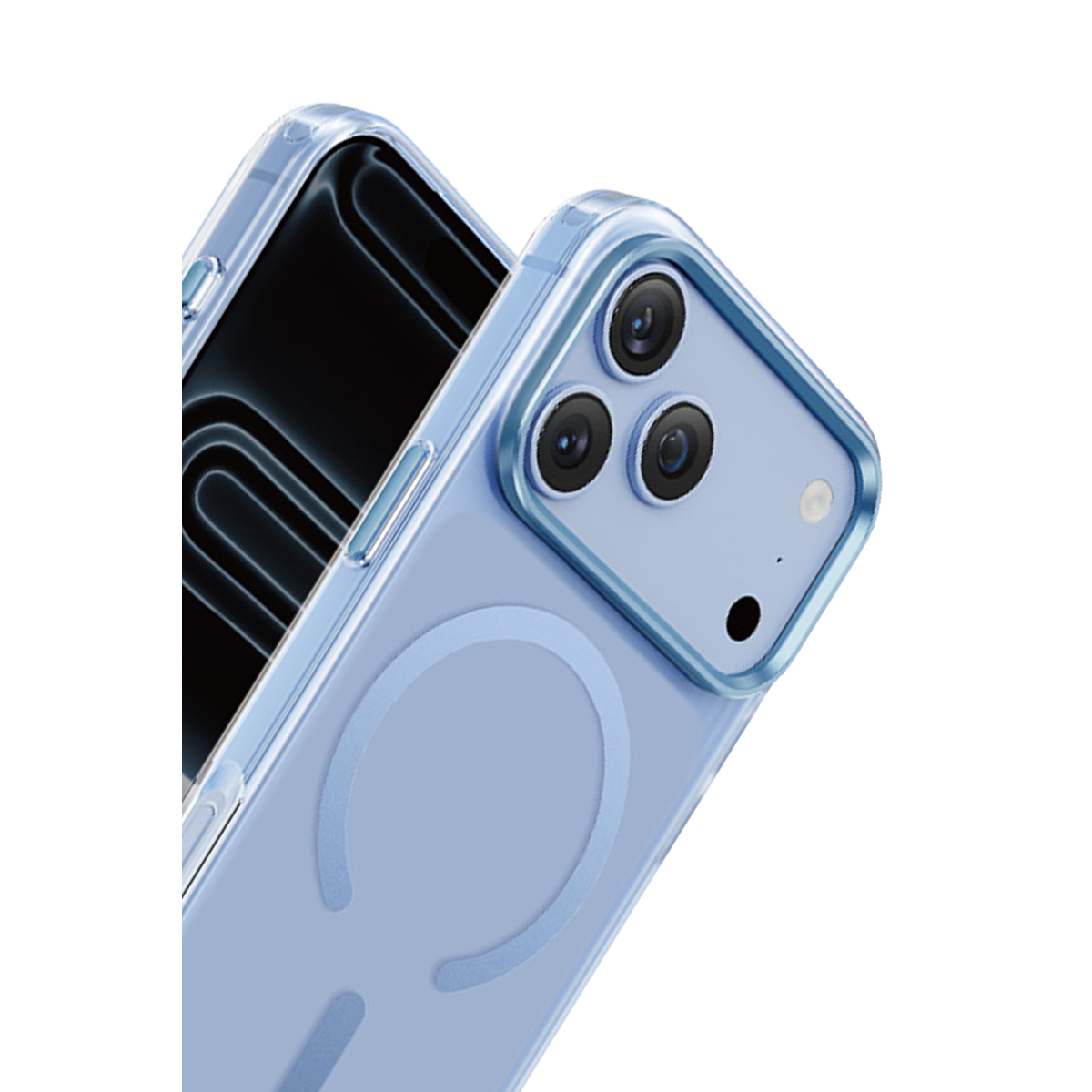 Keephone Apple iPhone 18 Pro Max Mococo Magsafe Kapak - Açık Mavi