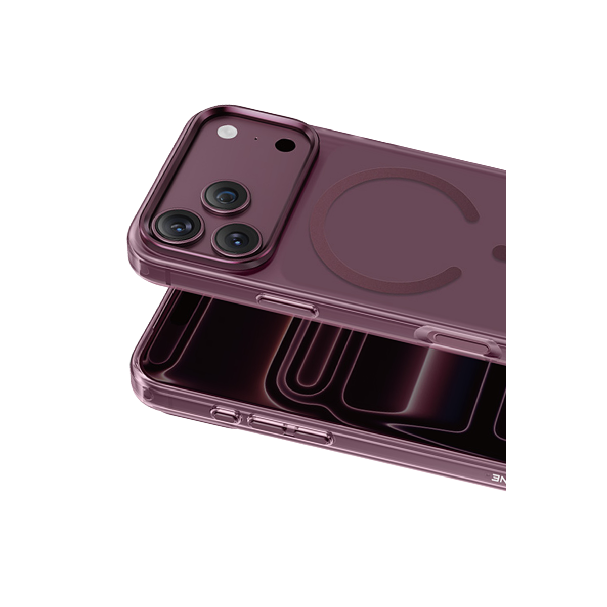 Keephone Apple iPhone 18 Pro Max Mococo Magsafe Kapak - Bordo