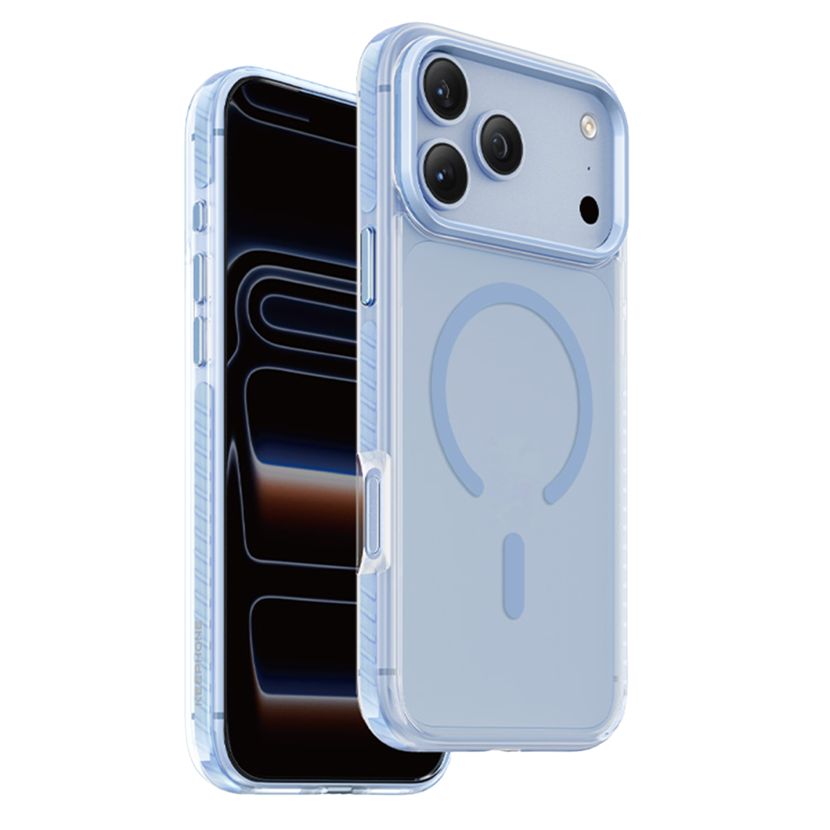 Keephone Apple iPhone 18 Pro Max Shockstar Magsafe Kapak - Açık Mavi