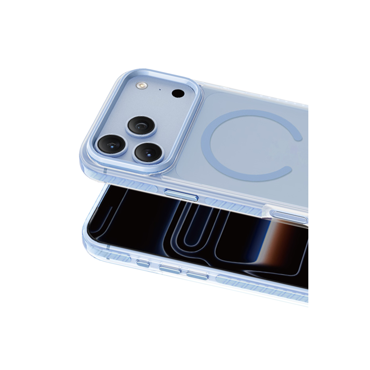 Keephone Apple iPhone 18 Pro Max Shockstar Magsafe Kapak - Açık Mavi