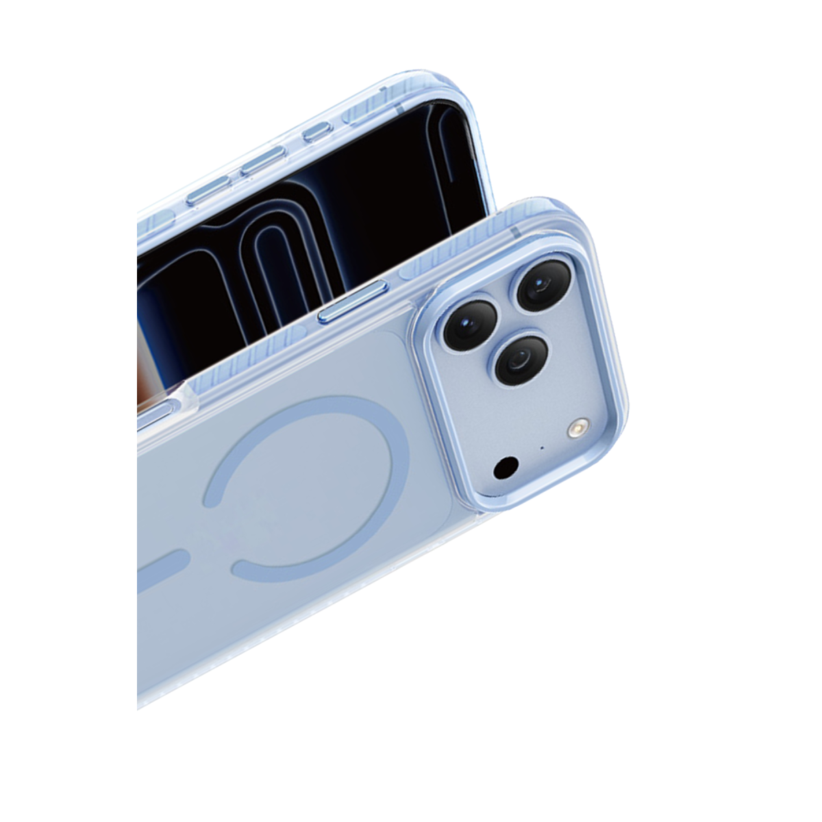 Keephone Apple iPhone 18 Pro Max Shockstar Magsafe Kapak - Açık Mavi