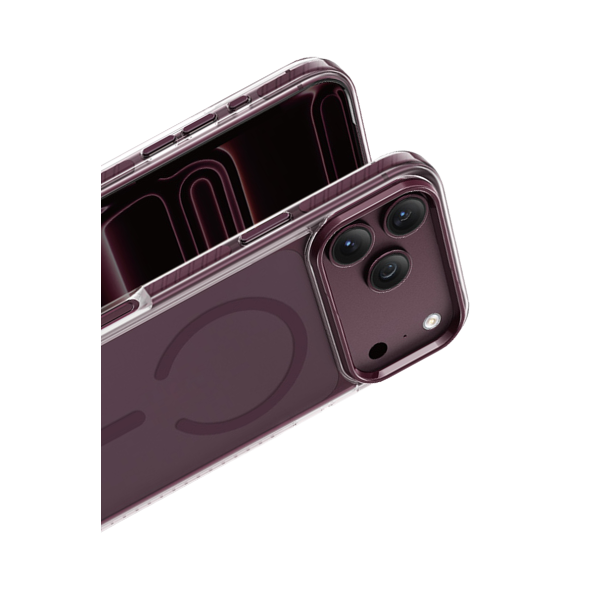 Keephone Apple iPhone 18 Pro Max Shockstar Magsafe Kapak - Bordo