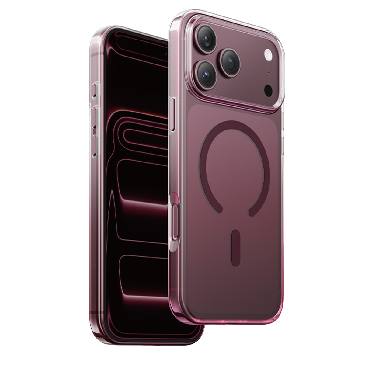 Keephone Apple iPhone 18 Pro Aurora Pro Magsafe Kılıf - Bordo