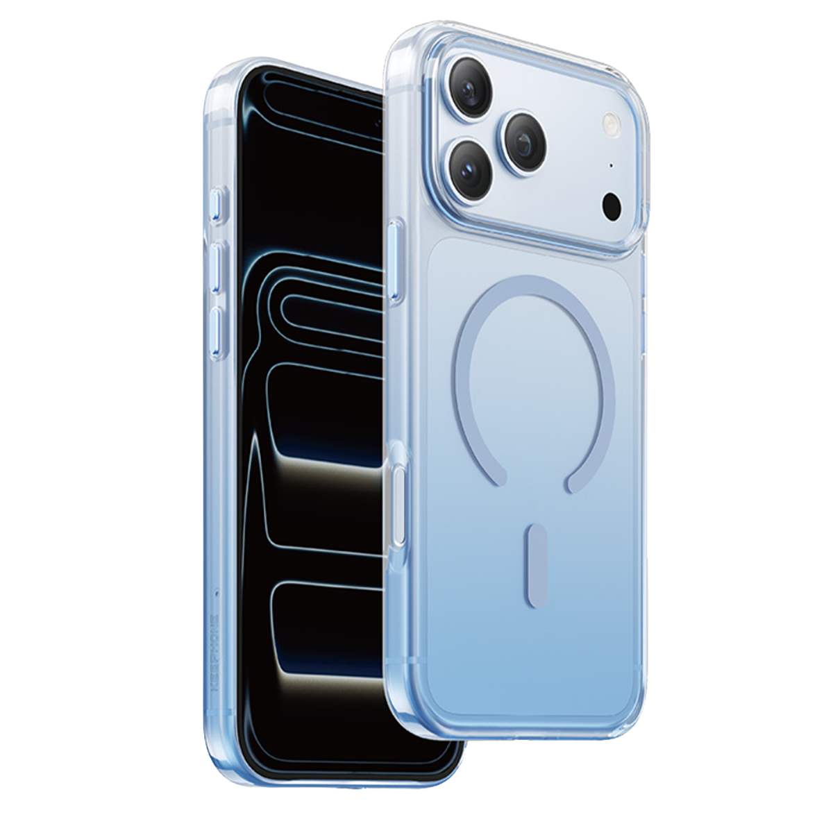Keephone Apple iPhone 18 Pro Max Aurora Pro Magsafe Kılıf - Açık Mavi