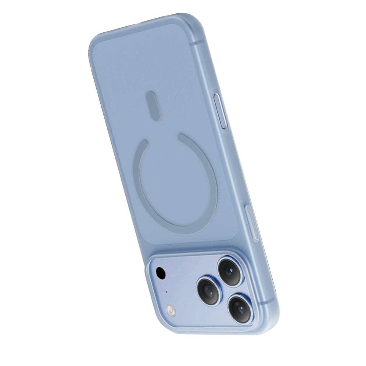 Keephone Apple iPhone 18 Pro AirSkin Pro Magsafe Kılıf - Açık Mavi