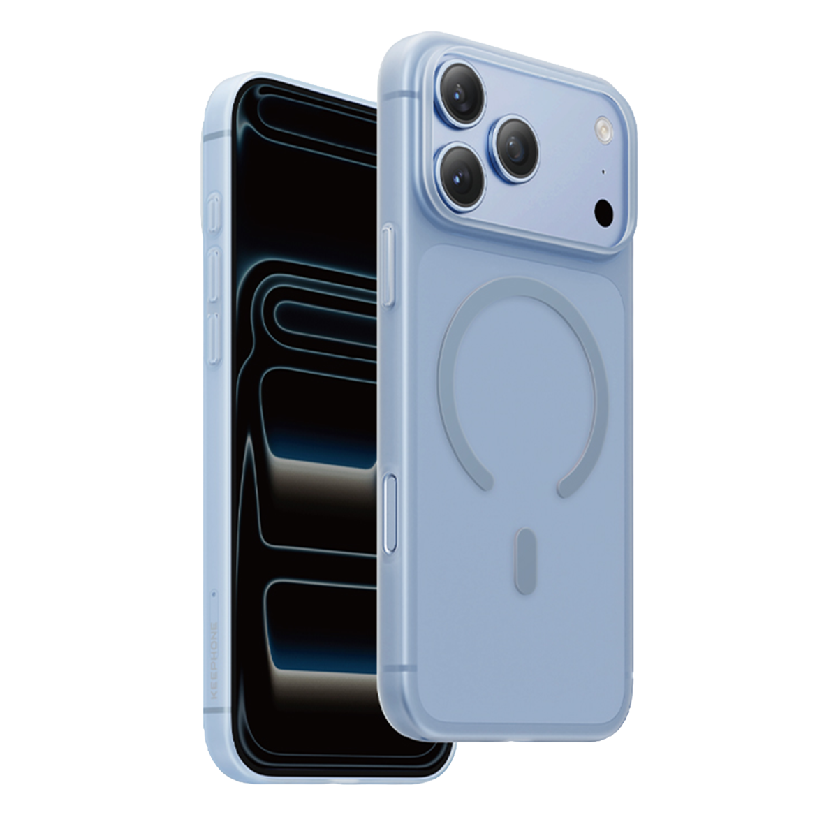 Keephone Apple iPhone 18 Pro Max AirSkin Pro Magsafe Kılıf - Açık Mavi