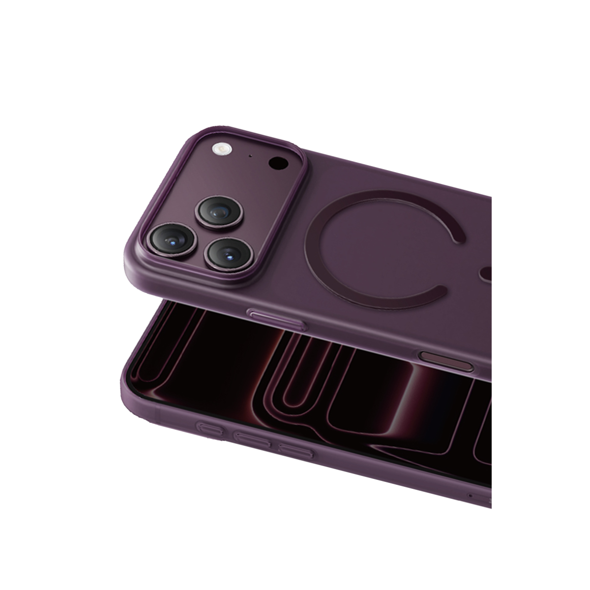 Keephone Apple iPhone 18 Pro Max AirSkin Pro Magsafe Kılıf - Bordo