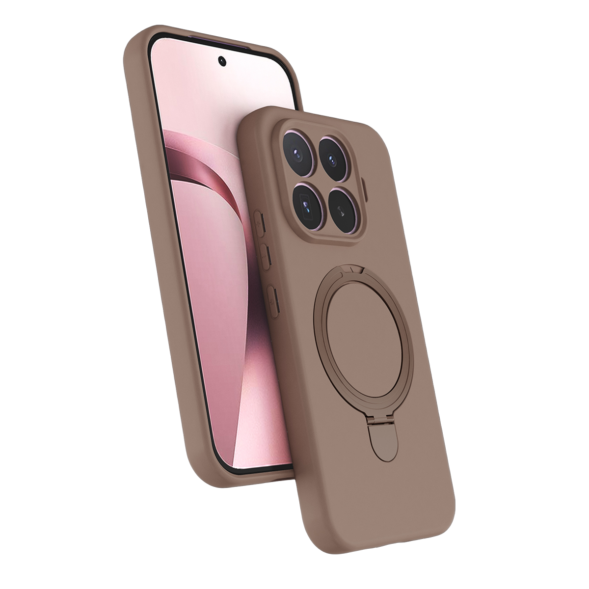 Newface Xiaomi Mi 17T Pro Regal Magsafe Standlı Kapak - Çöl Titanyum