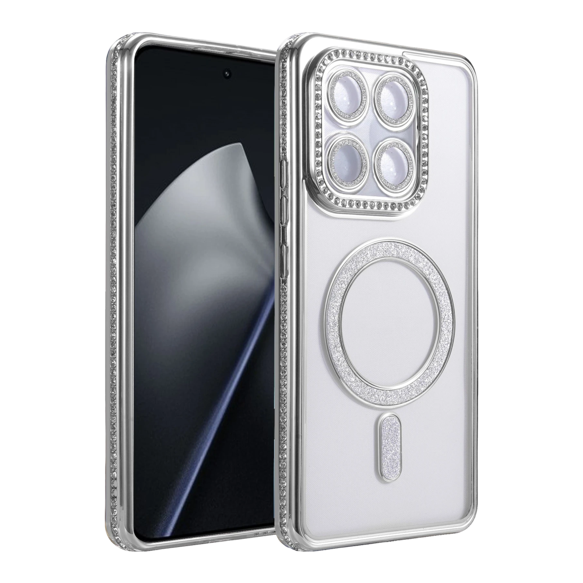 Xiaomi Mi 17T Pro Joke Simli Magneticsafe Kılıf - Gümüş