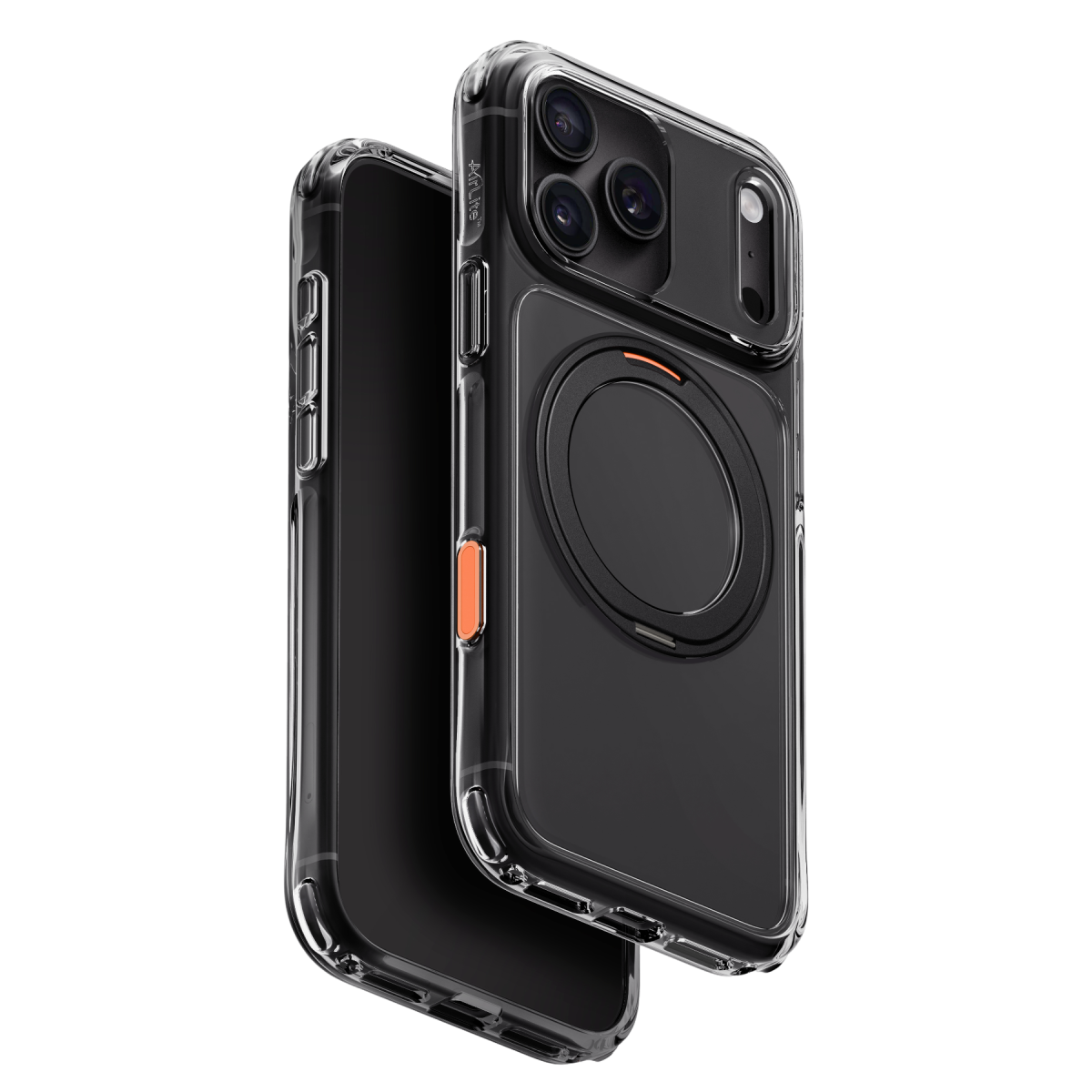 Uniq Apple iPhone 18 Pro Swivix Rotating Kickstand Kapak - Siyah