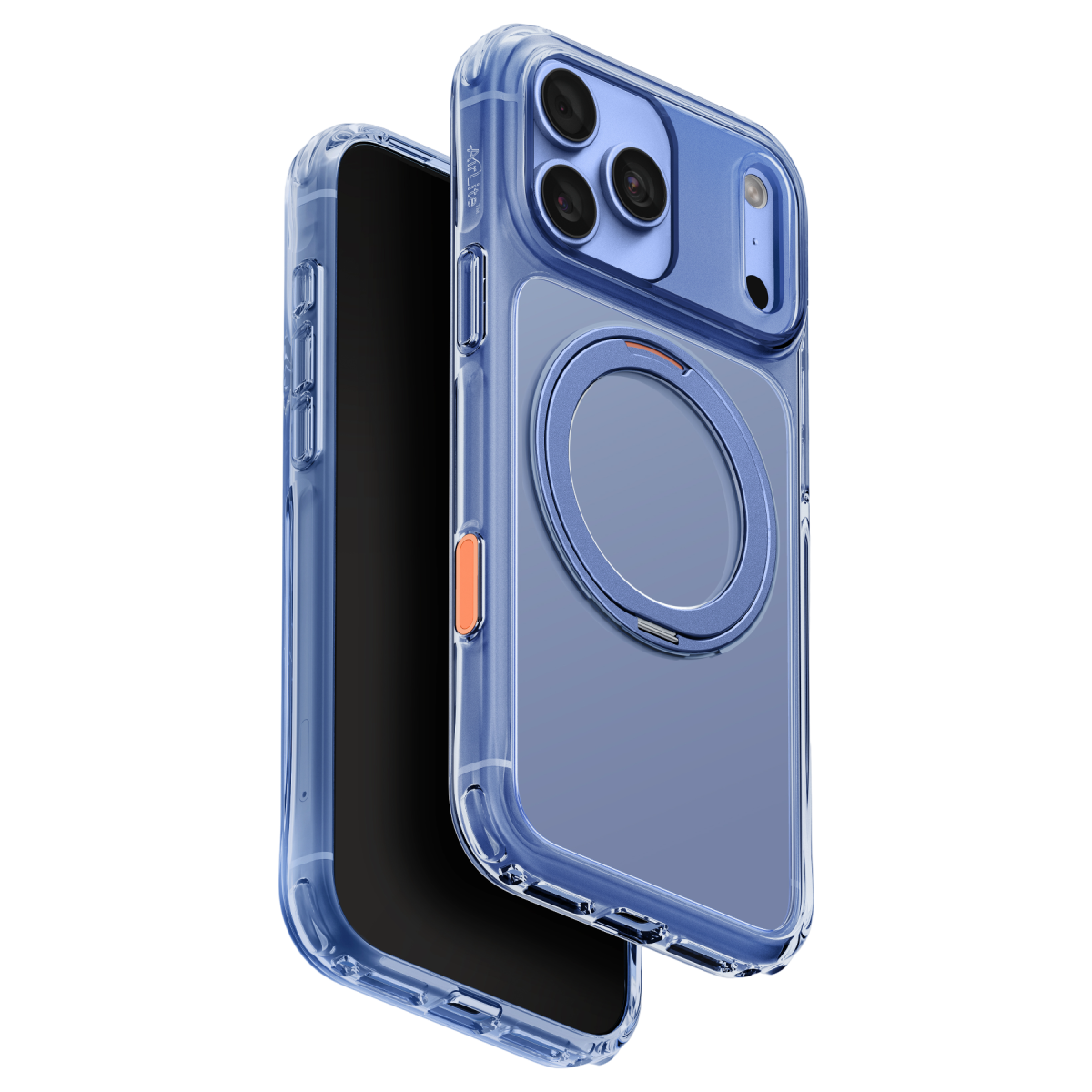 Uniq Apple iPhone 18 Pro Max Swivix Rotating Kickstand Kapak - Açık Mavi