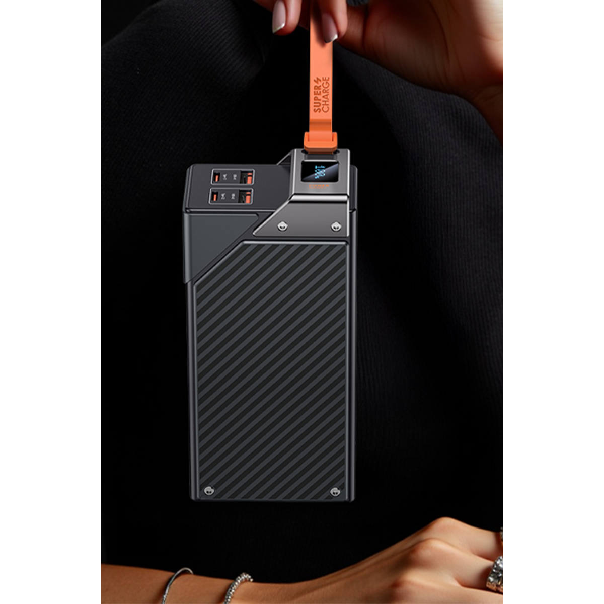 Yesido YP62 30000mAh Hızlı Şarj Powerbank - Siyah