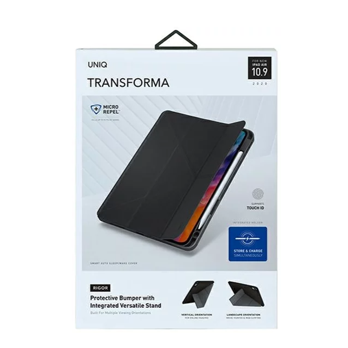 Uniq Apple iPad Air 4 10.9 Transforma Rigor Tablet Kapak - Gri