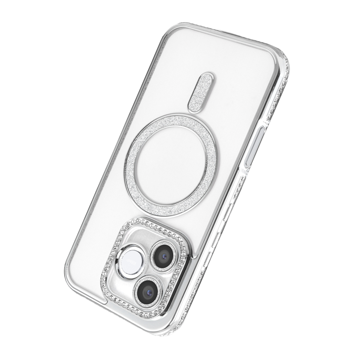 Huawei Honor 600 Lite Joke Simli Magneticsafe Kılıf - Gümüş