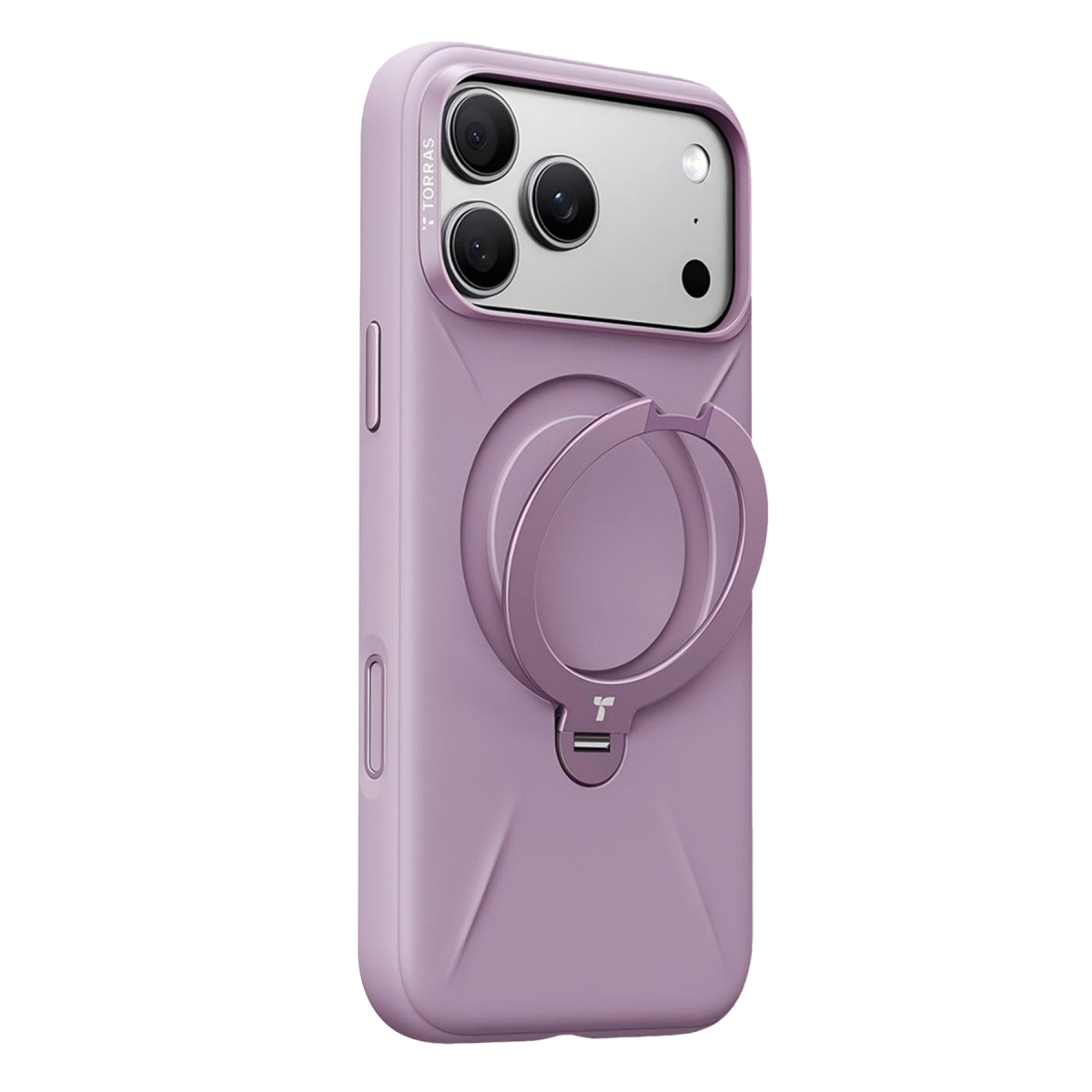 Torras Apple iPhone 18 Pro Ostand Q3 Silicone Standlı Magsafe Kapak - Bordo