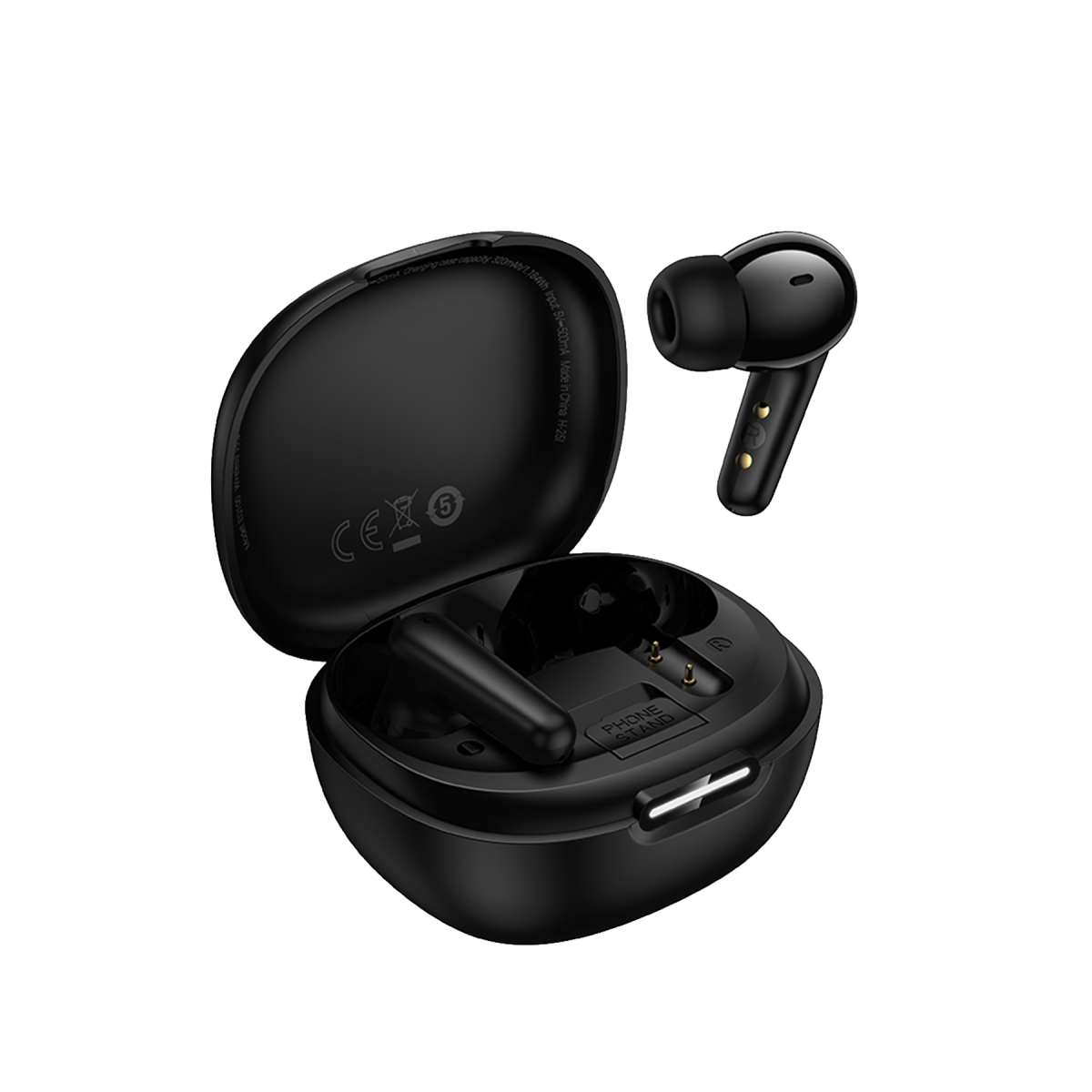 Hoco. EQ100 AI Çeviri Özellikli Bluetooth 5.4 TWS Kablosuz Kulaklık - Siyah