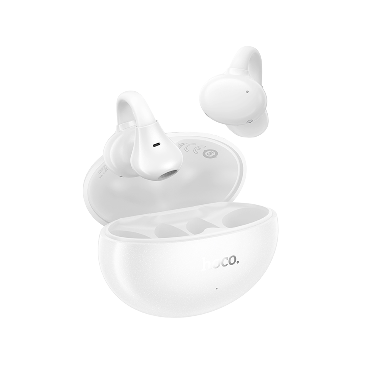 Hoco. EA8 Warm Sound Bluetooth 5.4 Destekli TWS Kablosuz Kulaklık - Gri