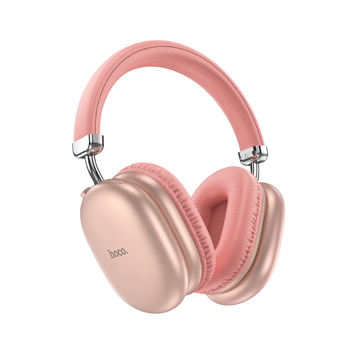 Hoco. W35 Max Joy Aux Destekli Bluetooth Kablosuz Kulaklık - Pembe