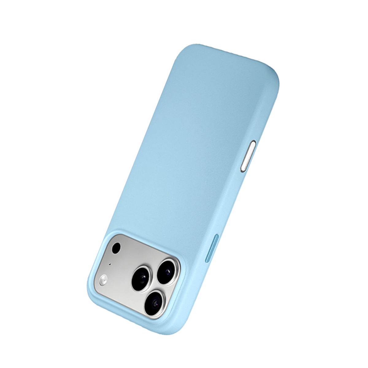 HDD Apple iPhone 18 Pro Max HBC-475 Pacaya Deri Kapak - Açık Mavi