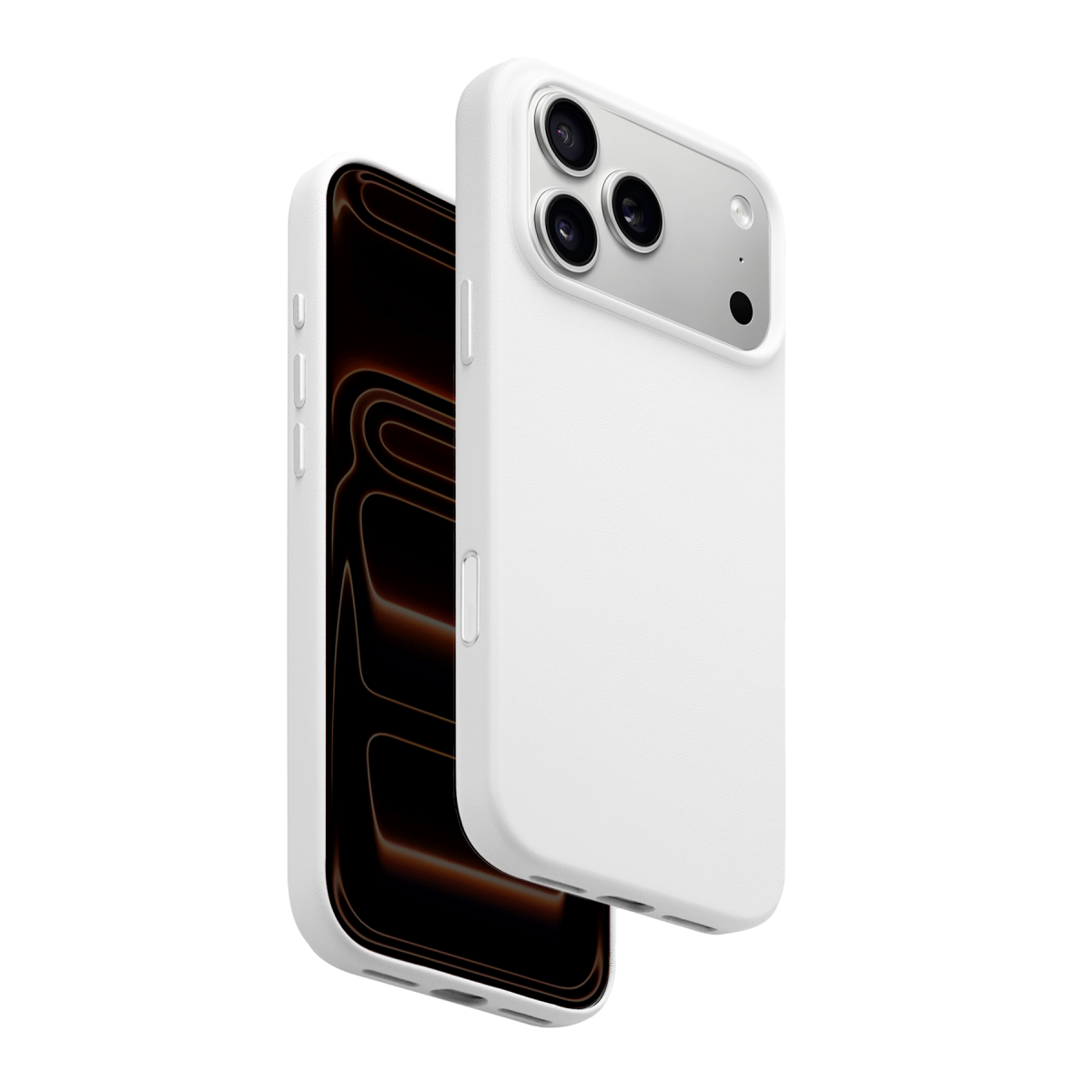 HDD Apple iPhone 18 Pro Max HBC-475 Pacaya Deri Kapak - Beyaz