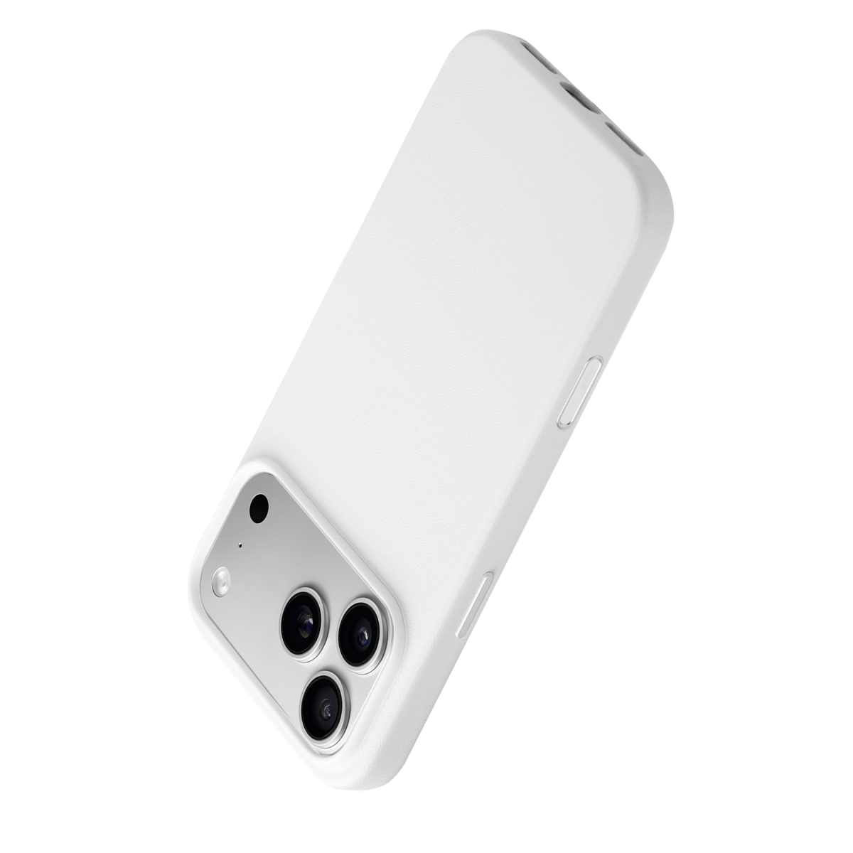 HDD Apple iPhone 18 Pro Max HBC-475 Pacaya Deri Kapak - Beyaz