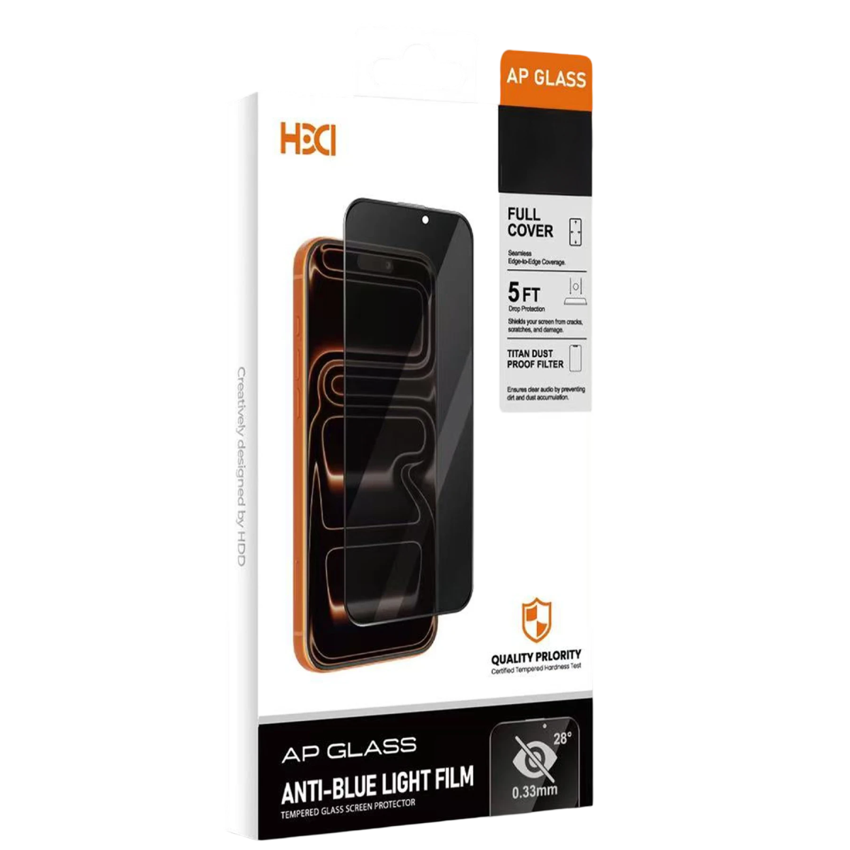 HDD Apple iPhone 18 Pro Max Rift Hayalet Cam Ekran Koruyucu - Siyah